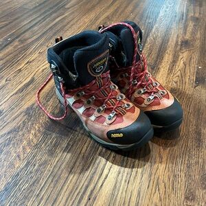 Asolo Women's Hiking Boots - Red and Black